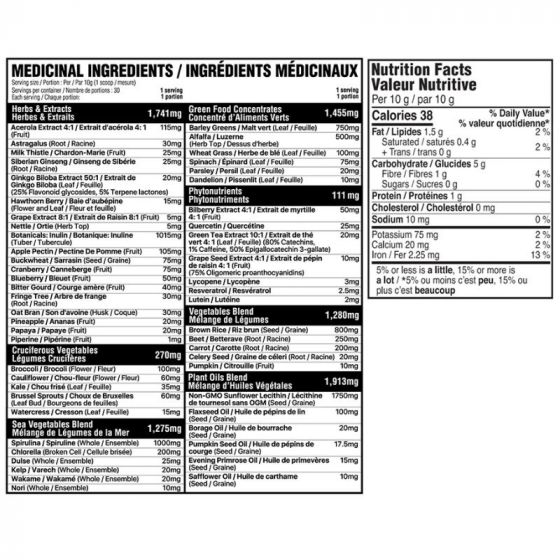 Believe Supplements Superfoods + Greens 30 Servings